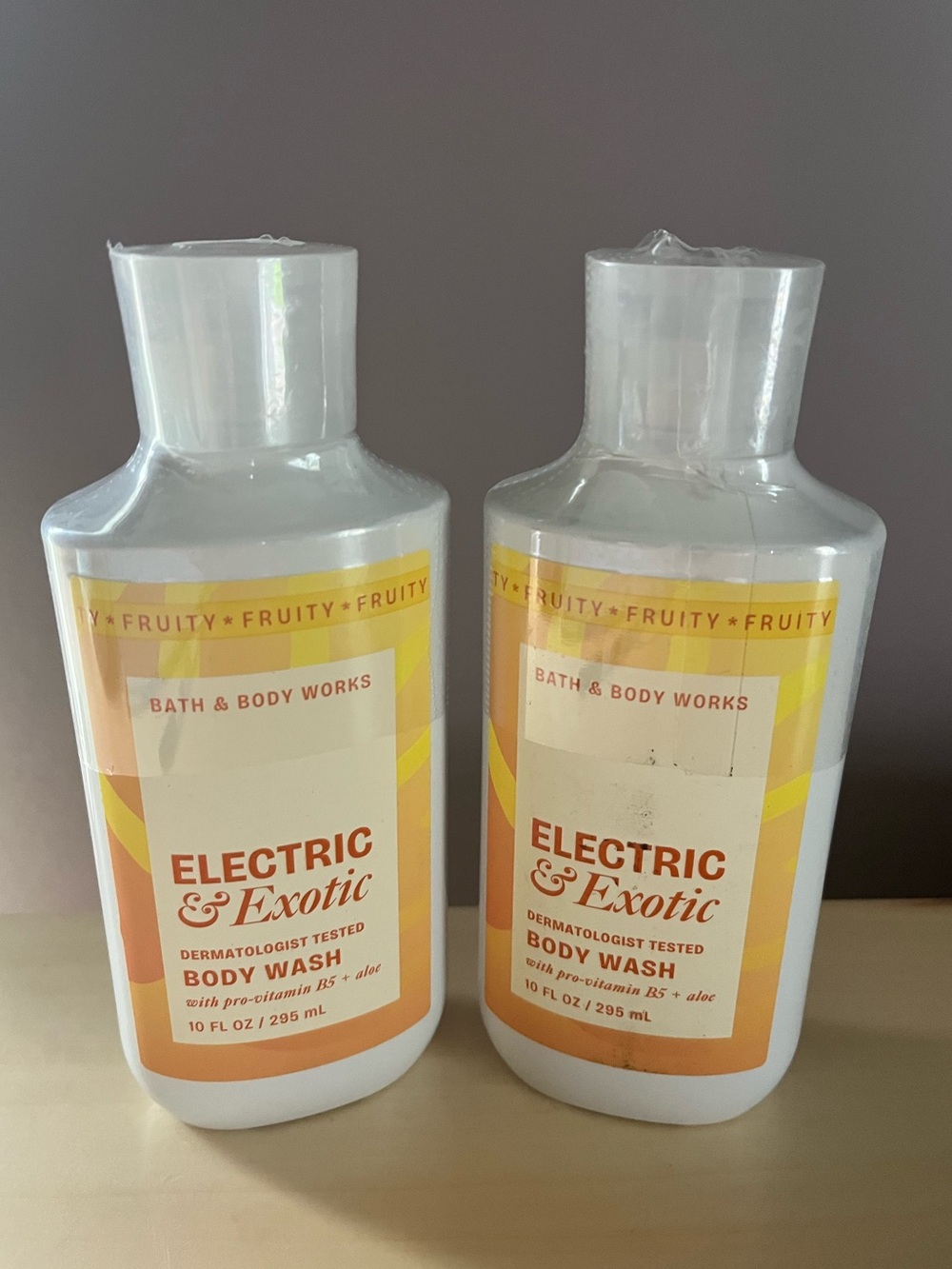 Two New Bath & Body Works Electric & Exotic Body Washes